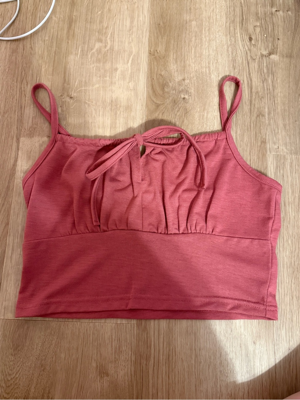 Dusty Rose Cropped Tank Top